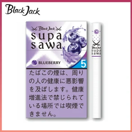 Black Jack SUPA SAWA Blueberry黑傑克藍莓爆珠薄荷5mg香煙